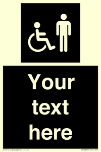 Custom information: black panel disabled and male